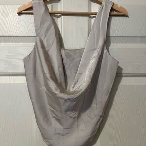 Rachel Zoe Cream Crop Top